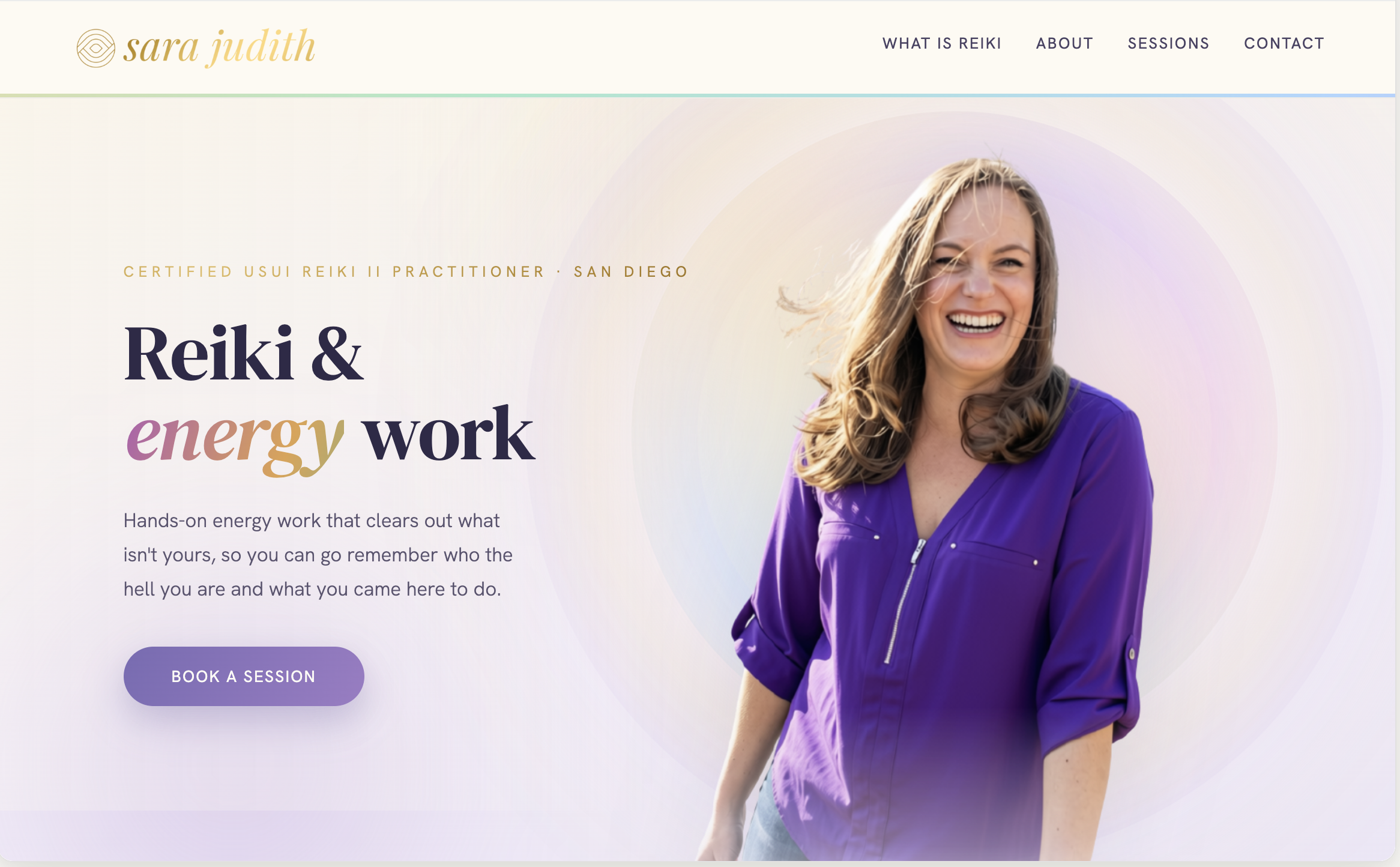 Sara Judith Gustafson &mdash; Reiki & energy work